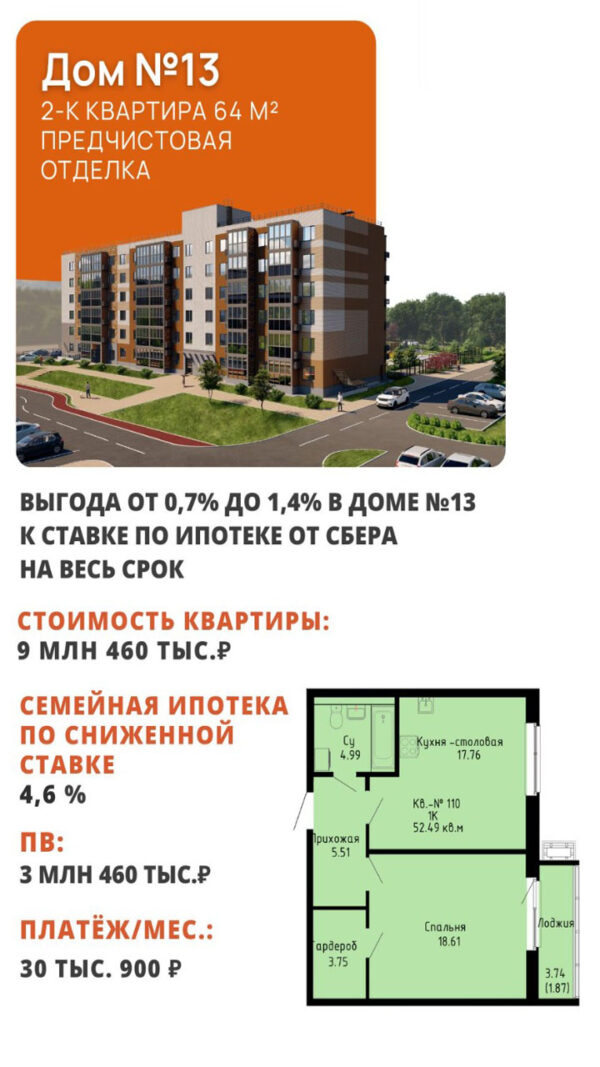 Купить 2 ком квартиру по сниженной ставке Купить 2 ком квартиру в ипотеку по сниженной ставке